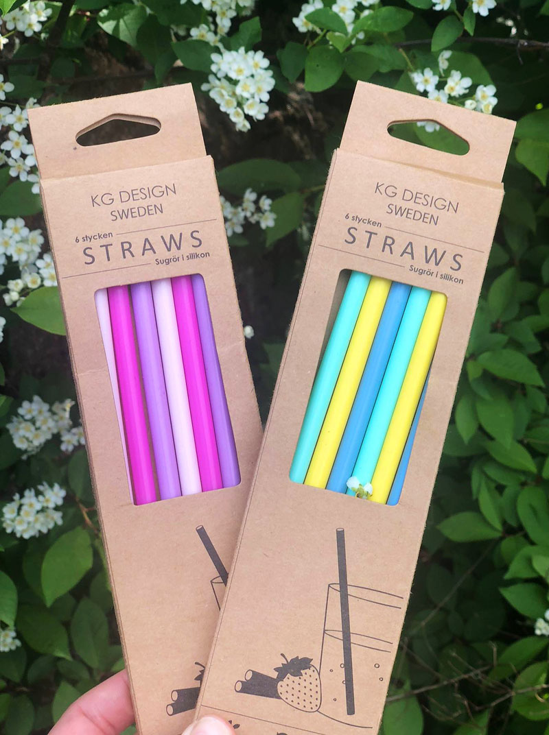 Sugrör i silikon från KG design